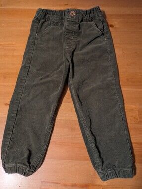 Little Lass Olive Green Corduroy Pants 24 Months